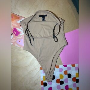 Forever 21 Beige Bodysuit